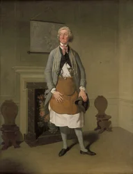 Mr Suett som Dicky Gossip i "Min mormor", 1797
